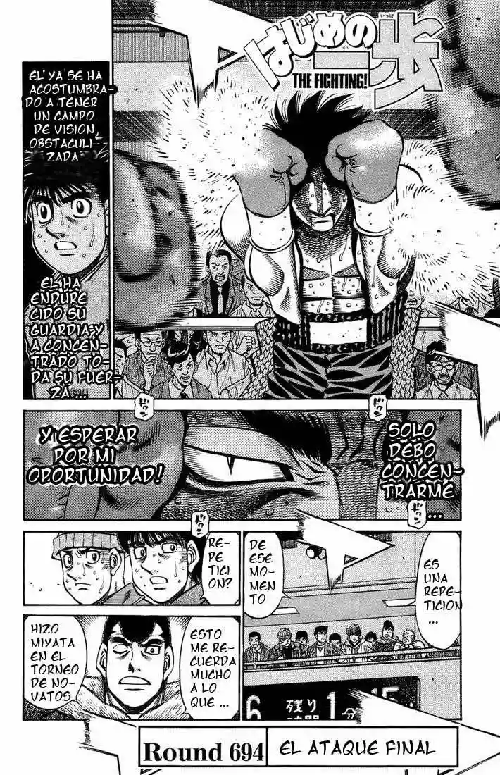 Hajime no Ippo Capítulo 694 - Página 2