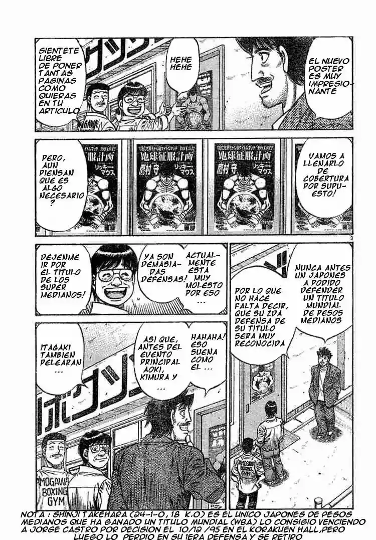 Hajime no Ippo Capítulo 724 - Página 3
