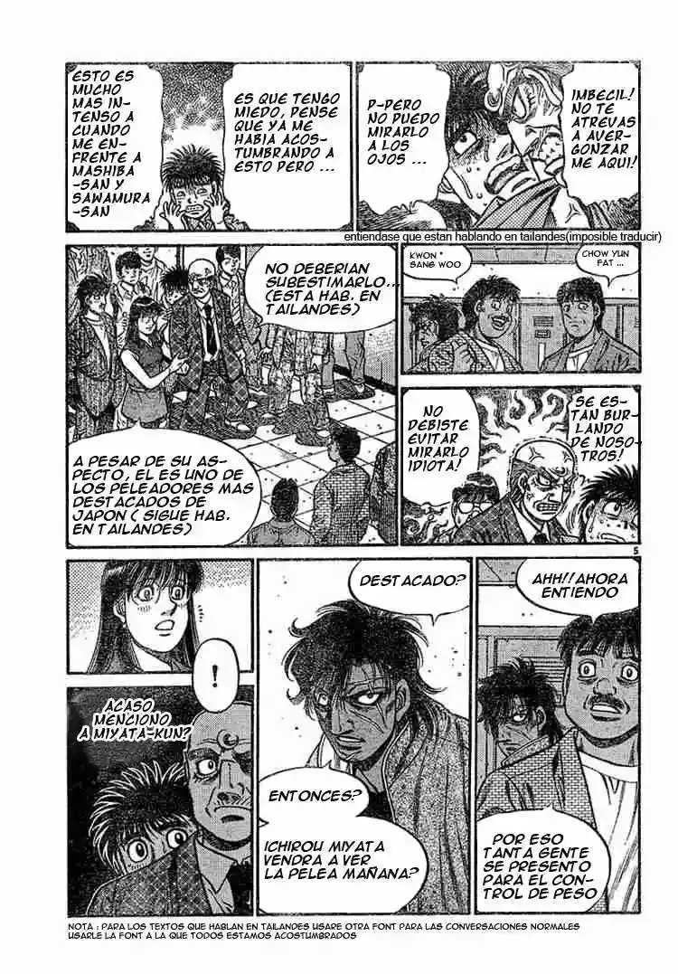 Hajime no Ippo Capítulo 728 - Página 5