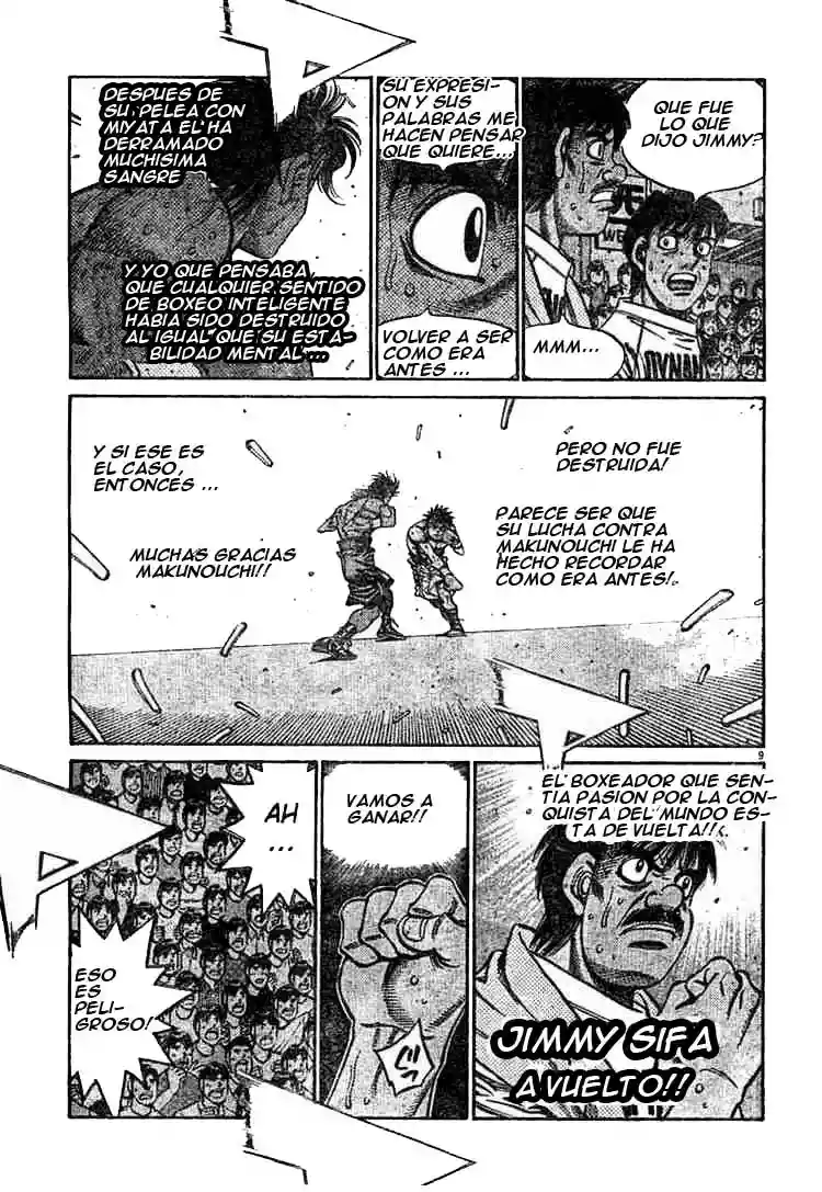 Hajime no Ippo Capítulo 737 - Página 9