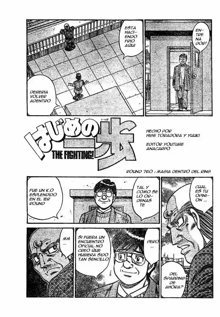 Hajime no Ippo Capítulo 760 - Página 1