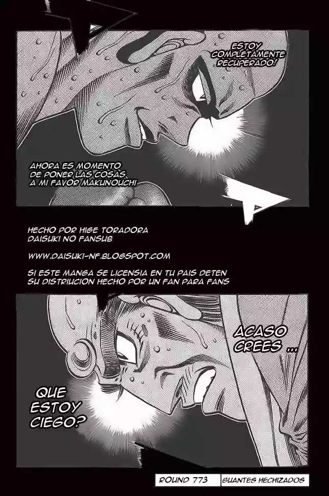 Hajime no Ippo Capítulo 773 - Página 1