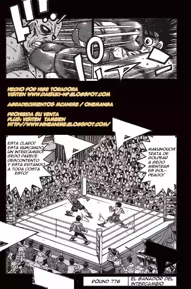 Hajime no Ippo Capítulo 776 - Página 1
