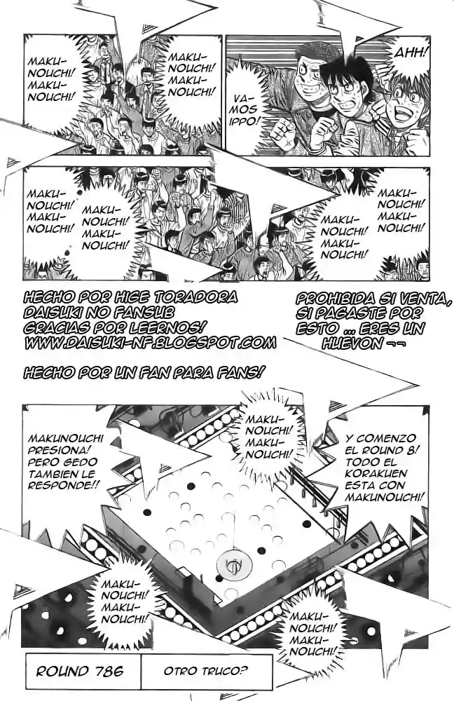 Hajime no Ippo Capítulo 786 - Página 1