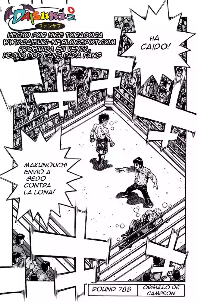 Hajime no Ippo Capítulo 788 - Página 1