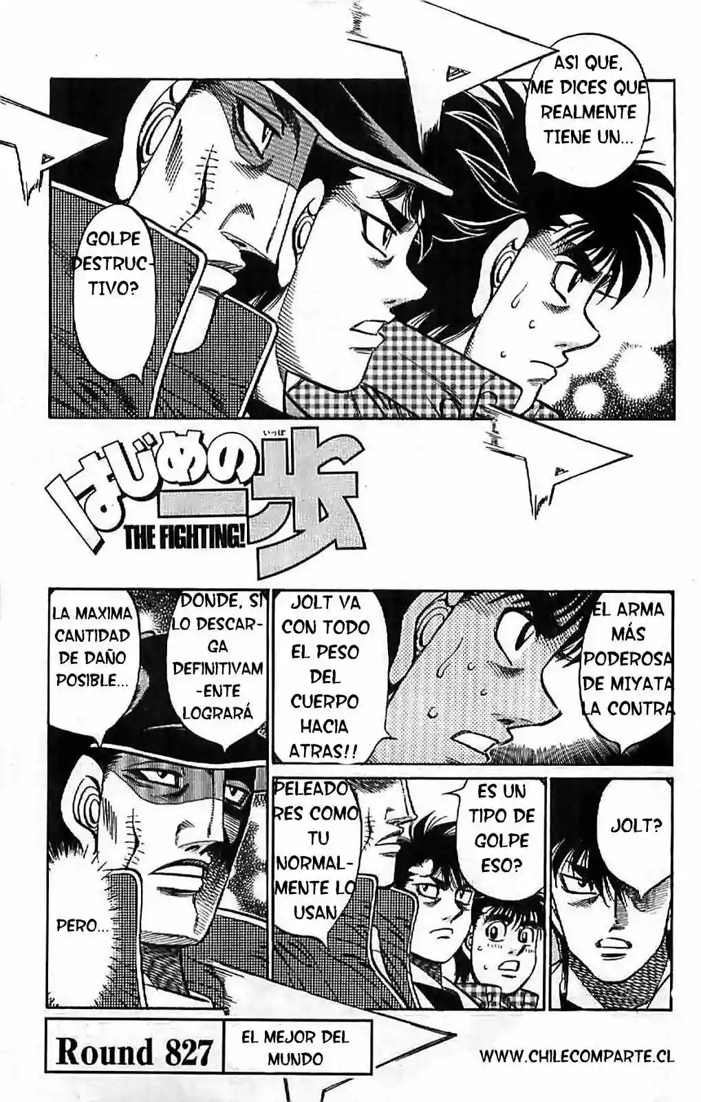 Hajime no Ippo Capítulo 827 - Página 1