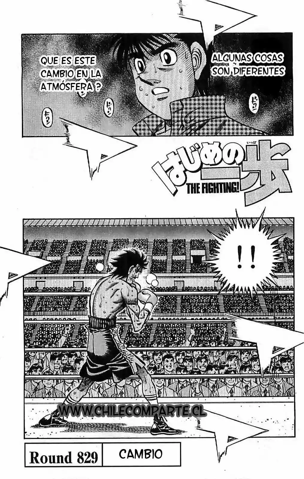 Hajime no Ippo Capítulo 829 - Página 1