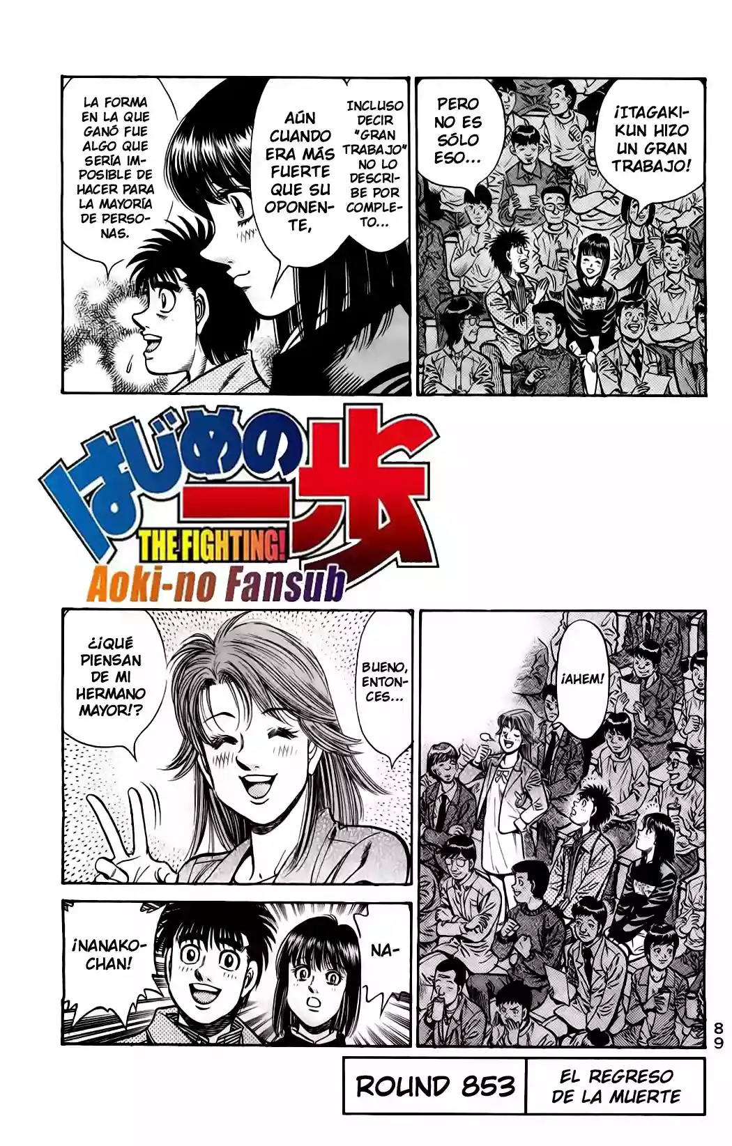Hajime no Ippo Capítulo 853 - Página 2