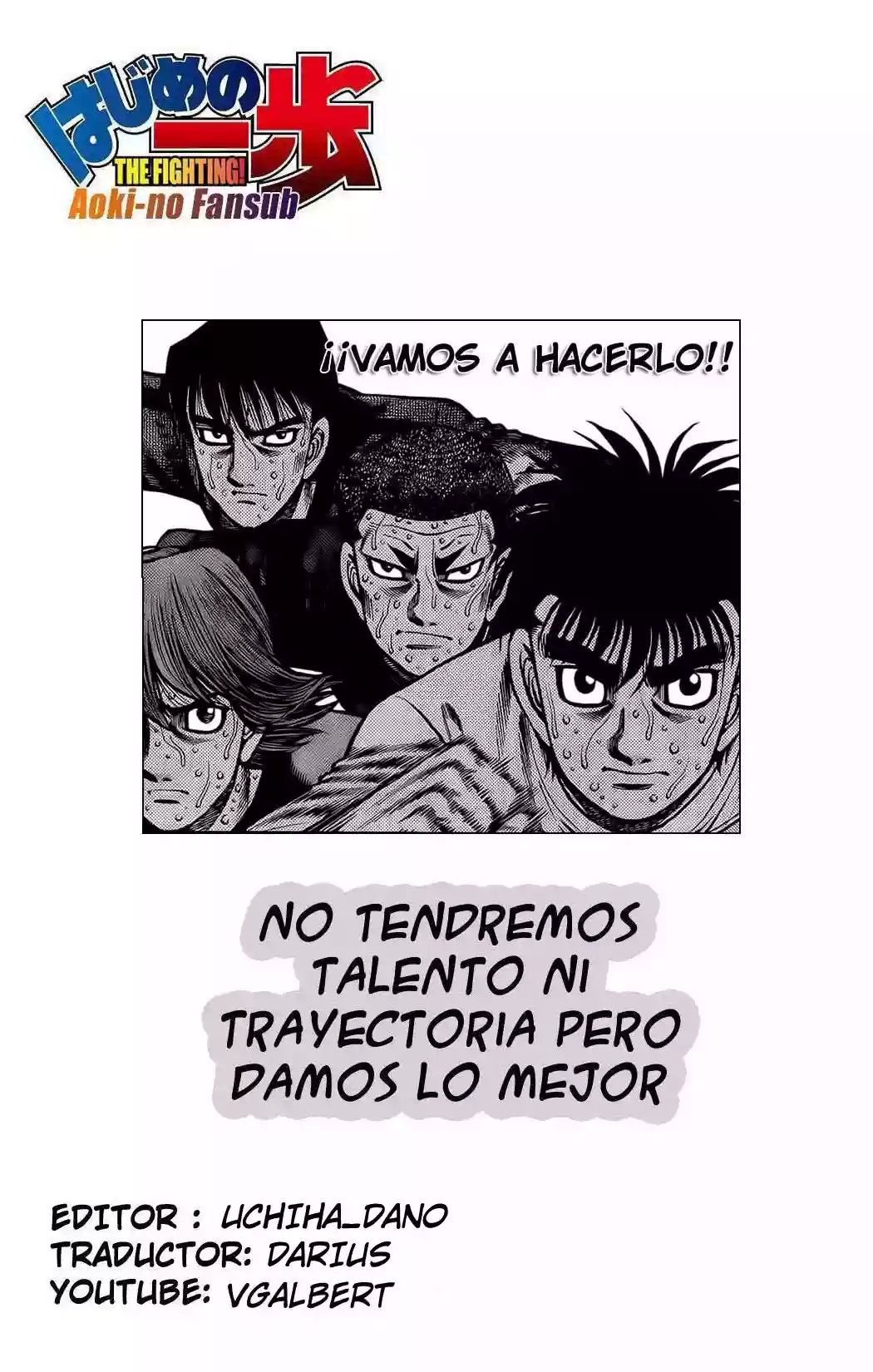 Hajime no Ippo Capítulo 856 - Página 1