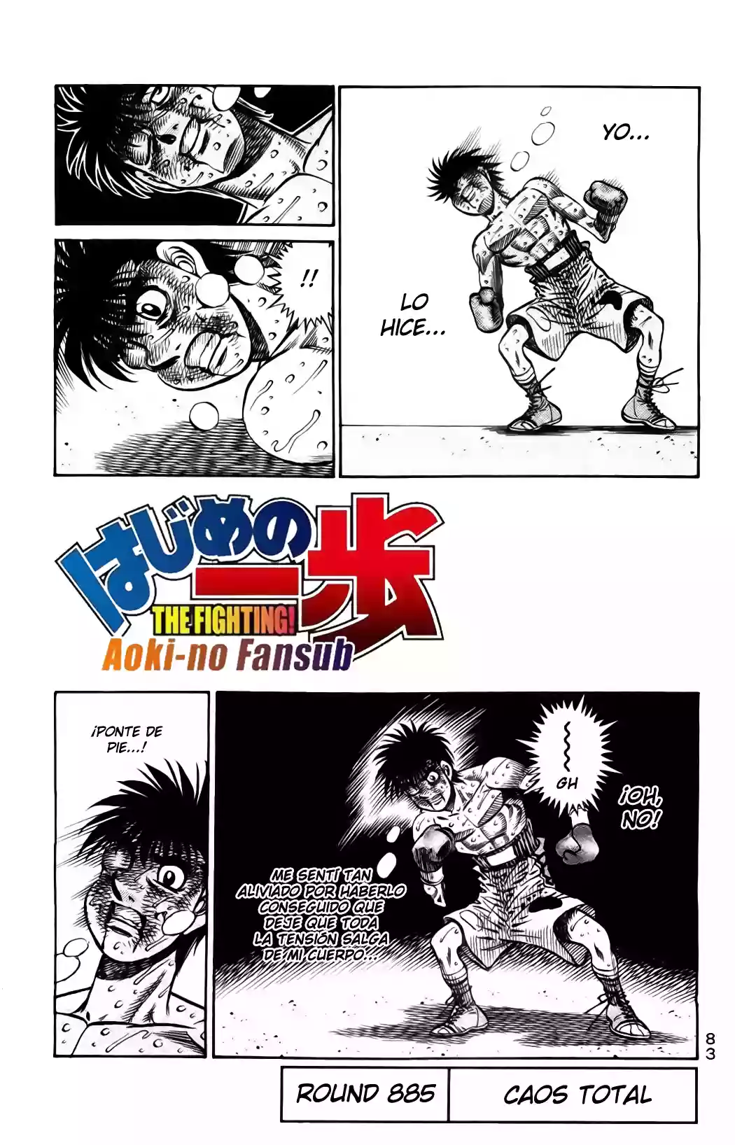 Hajime no Ippo Capítulo 885 - Página 2