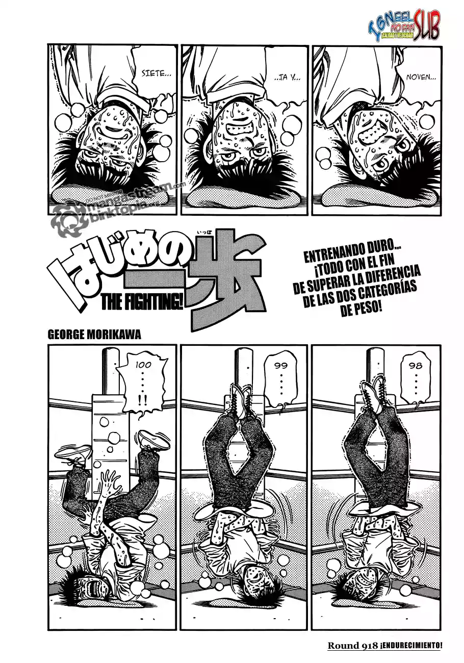 Hajime no Ippo Capítulo 918 - Página 1