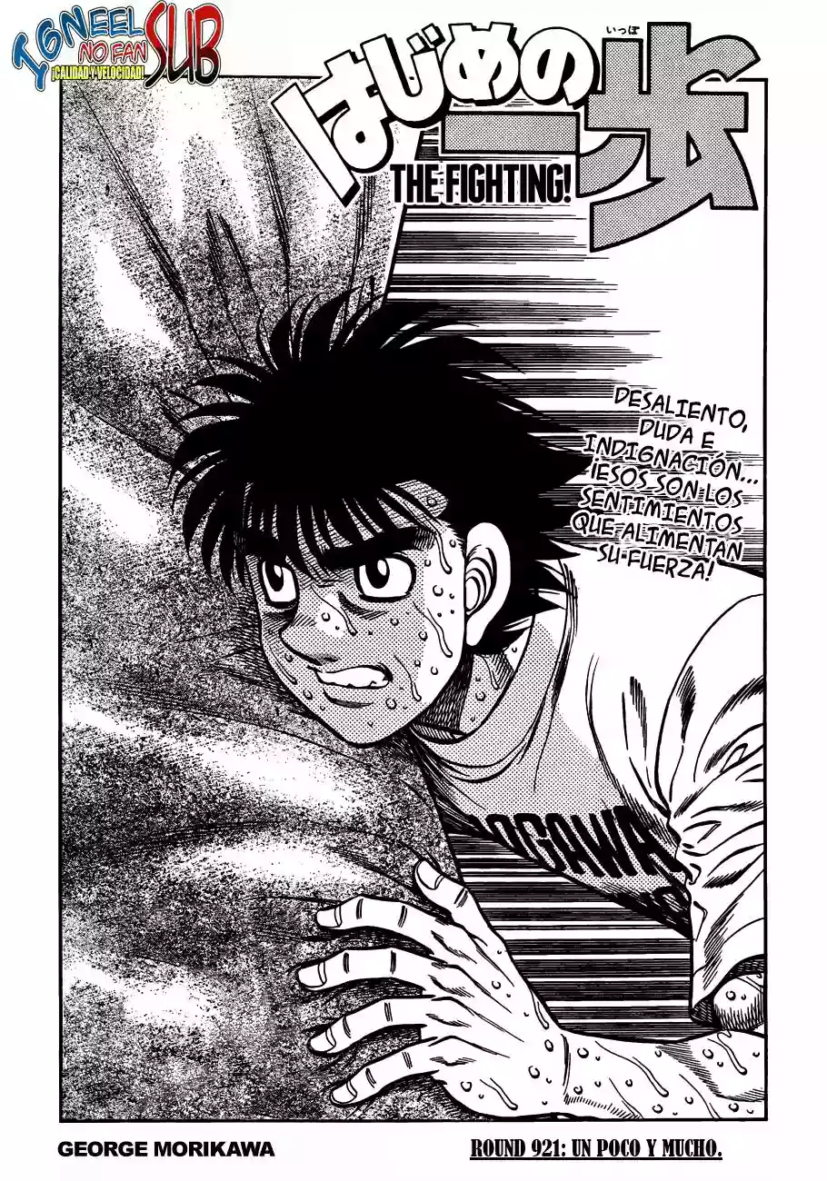 Hajime no Ippo Capítulo 921 - Página 1