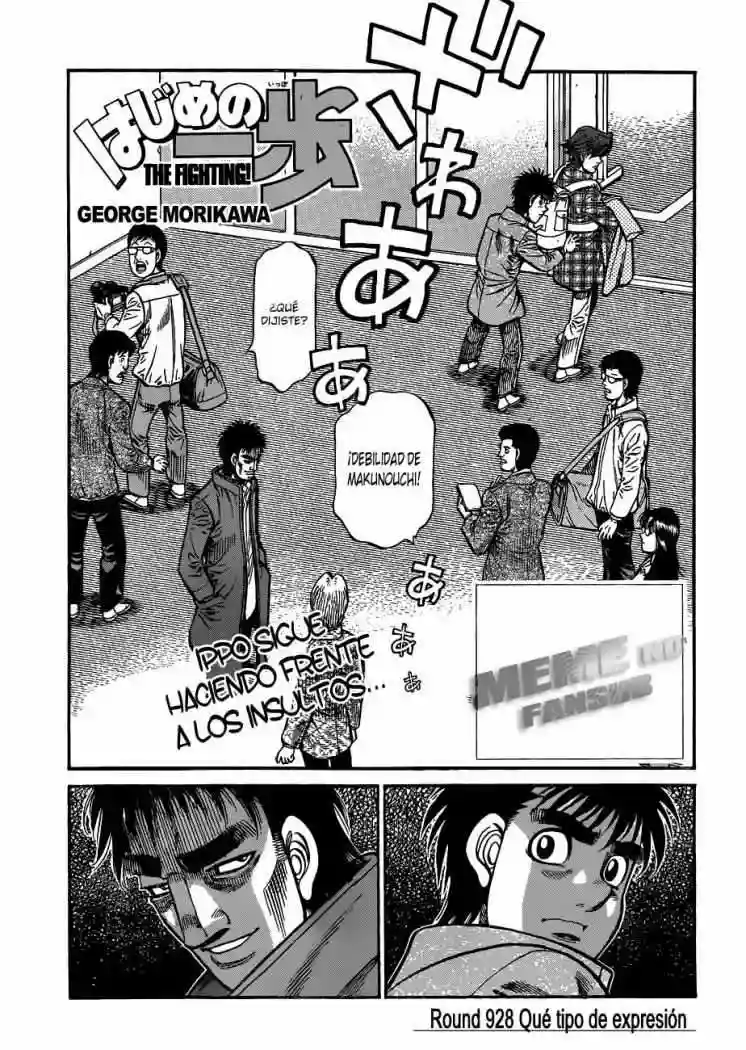 Hajime no Ippo Capítulo 928 - Página 1