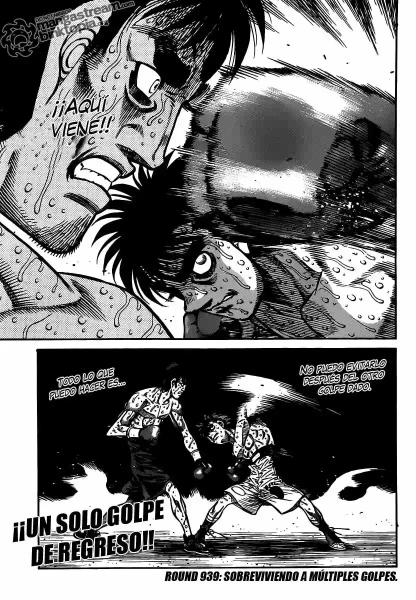 Hajime no Ippo Capítulo 939 - Página 1