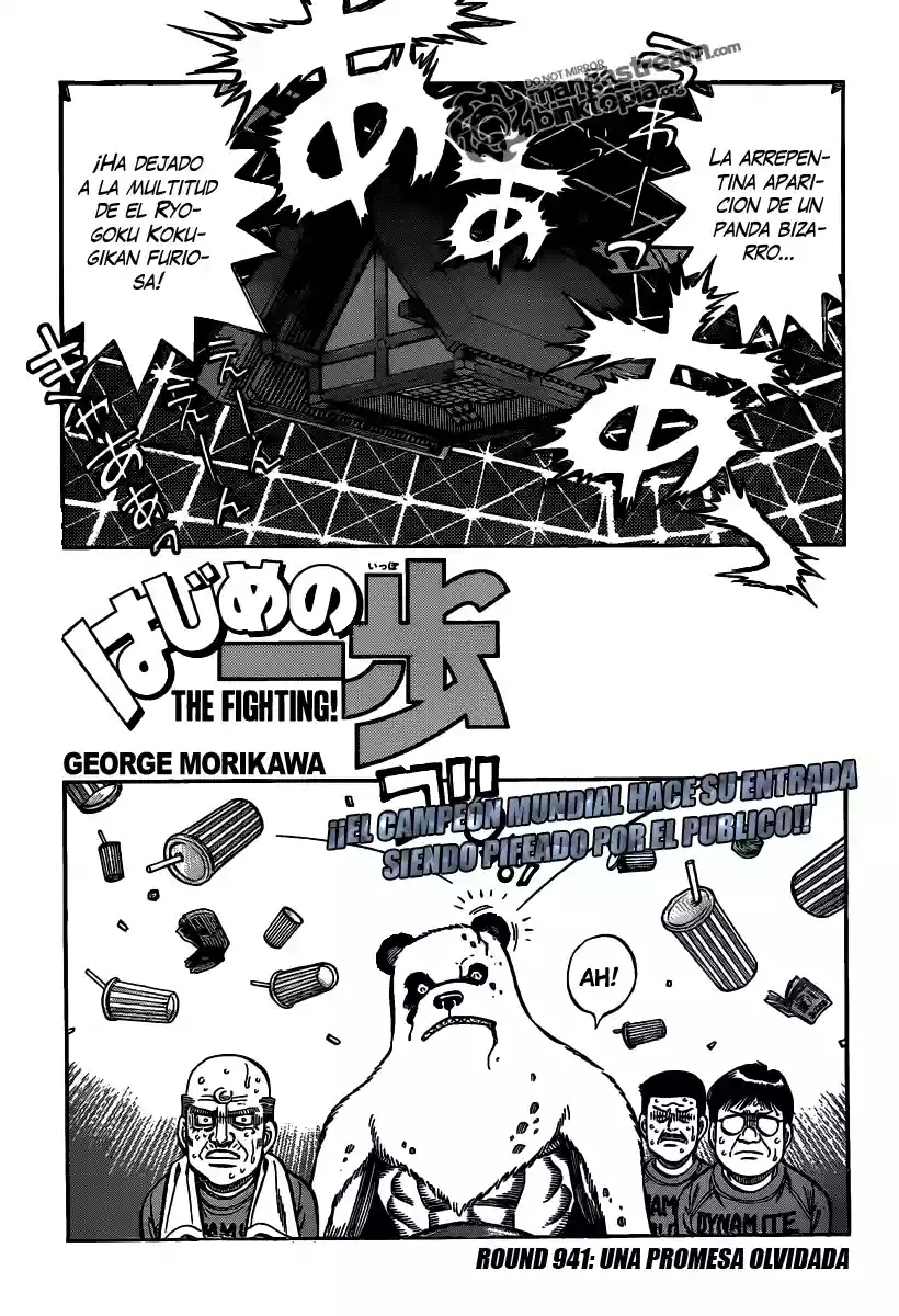 Hajime no Ippo Capítulo 941 - Página 1