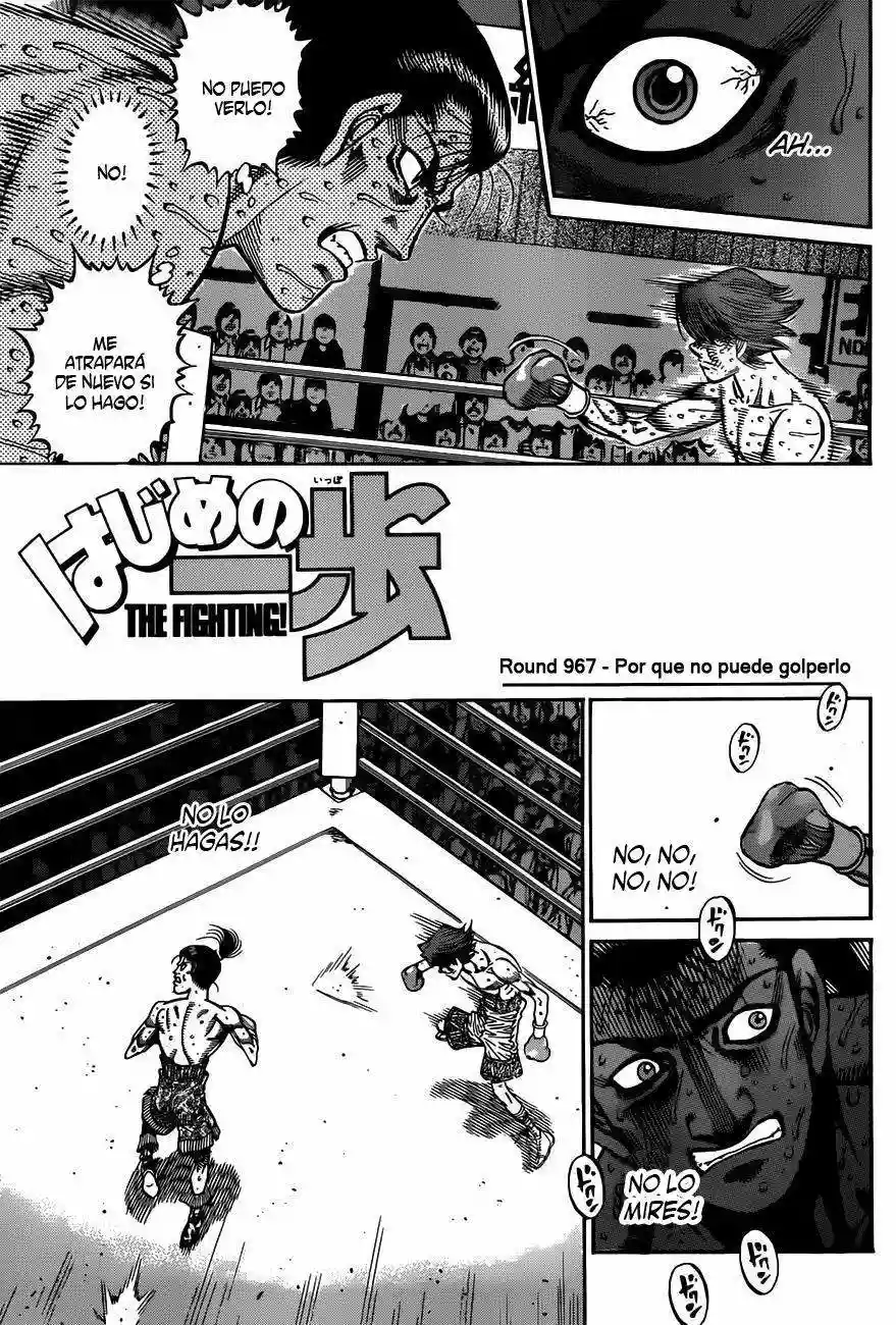 Hajime no Ippo Capítulo 967 - Página 1