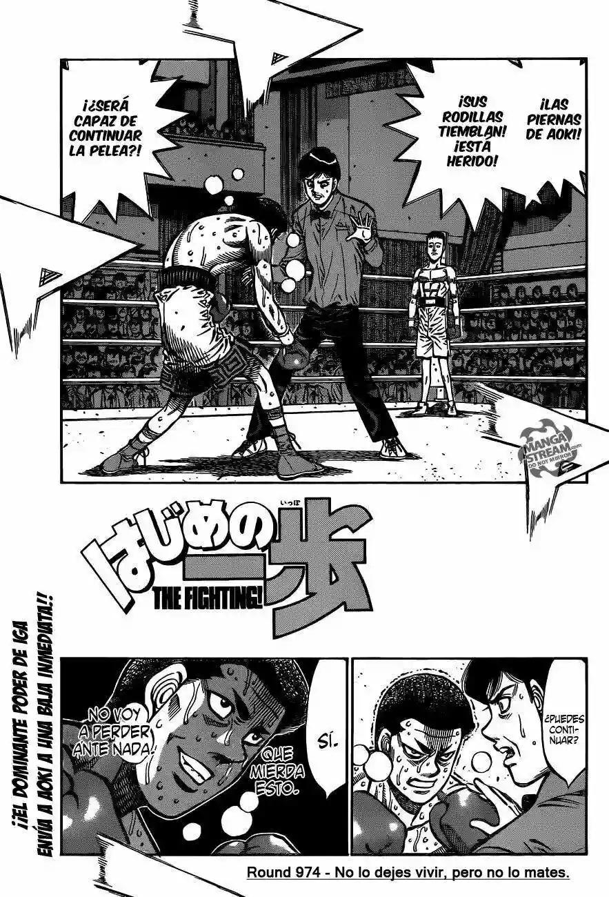 Hajime no Ippo Capítulo 974 - Página 2