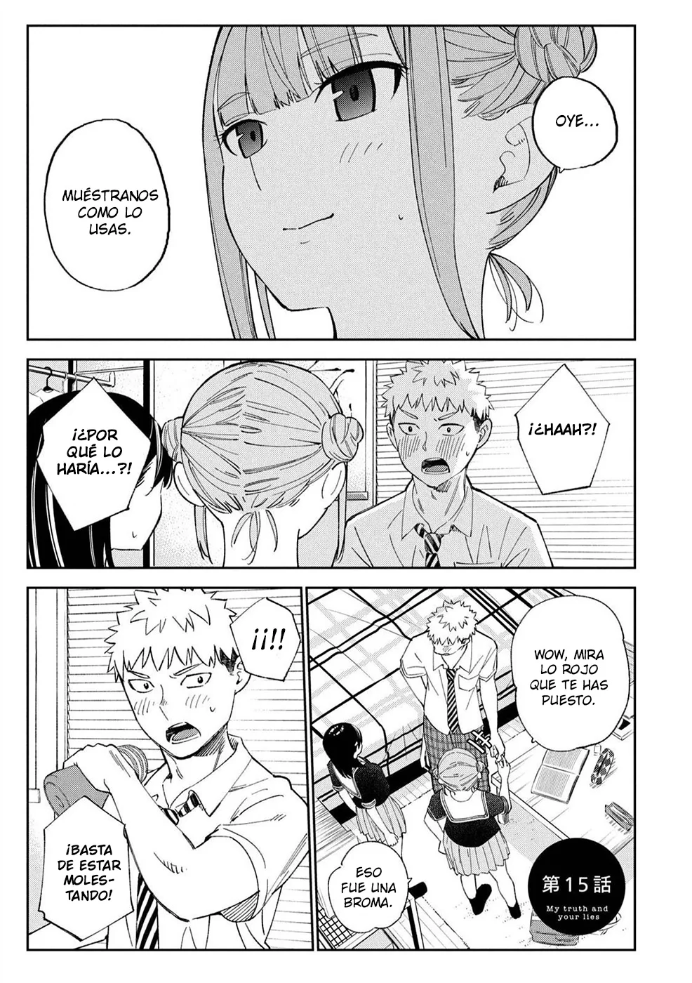 Karami Zakari: Boku no Honto to Kimi no Uso Capítulo 15 - Página 1