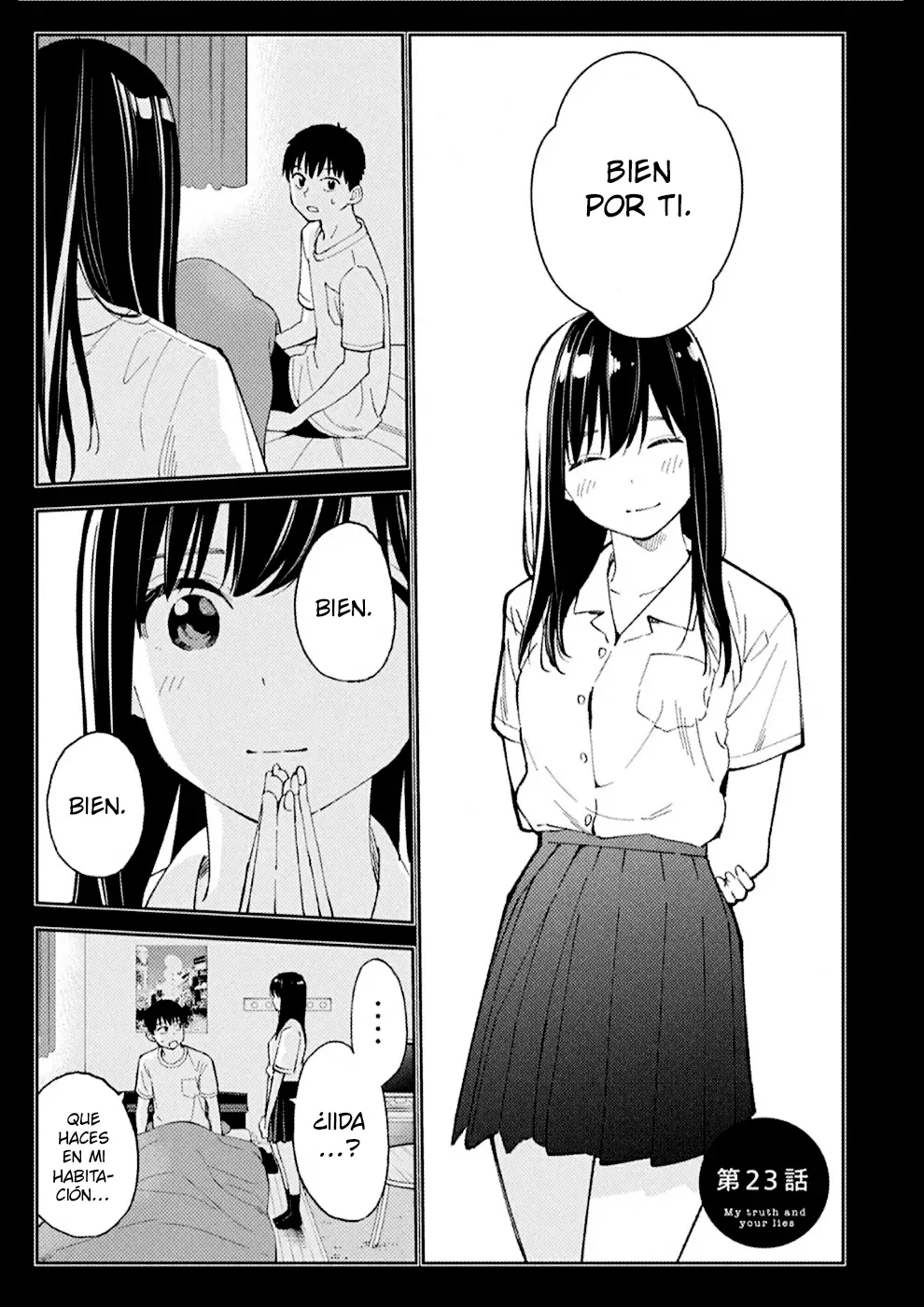 Karami Zakari: Boku no Honto to Kimi no Uso Capítulo 23 - Página 1