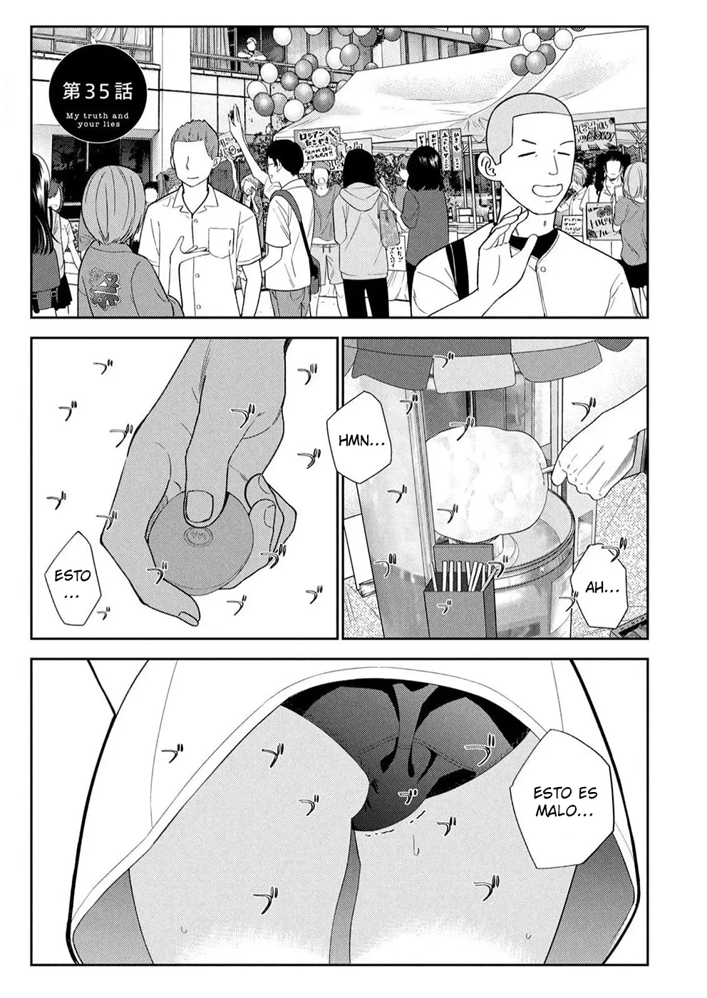 Karami Zakari: Boku no Honto to Kimi no Uso Capítulo 35 - Página 1