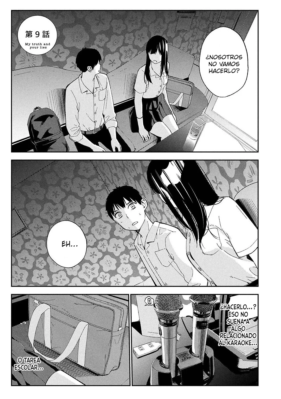 Karami Zakari: Boku no Honto to Kimi no Uso Capítulo 9 - Página 1
