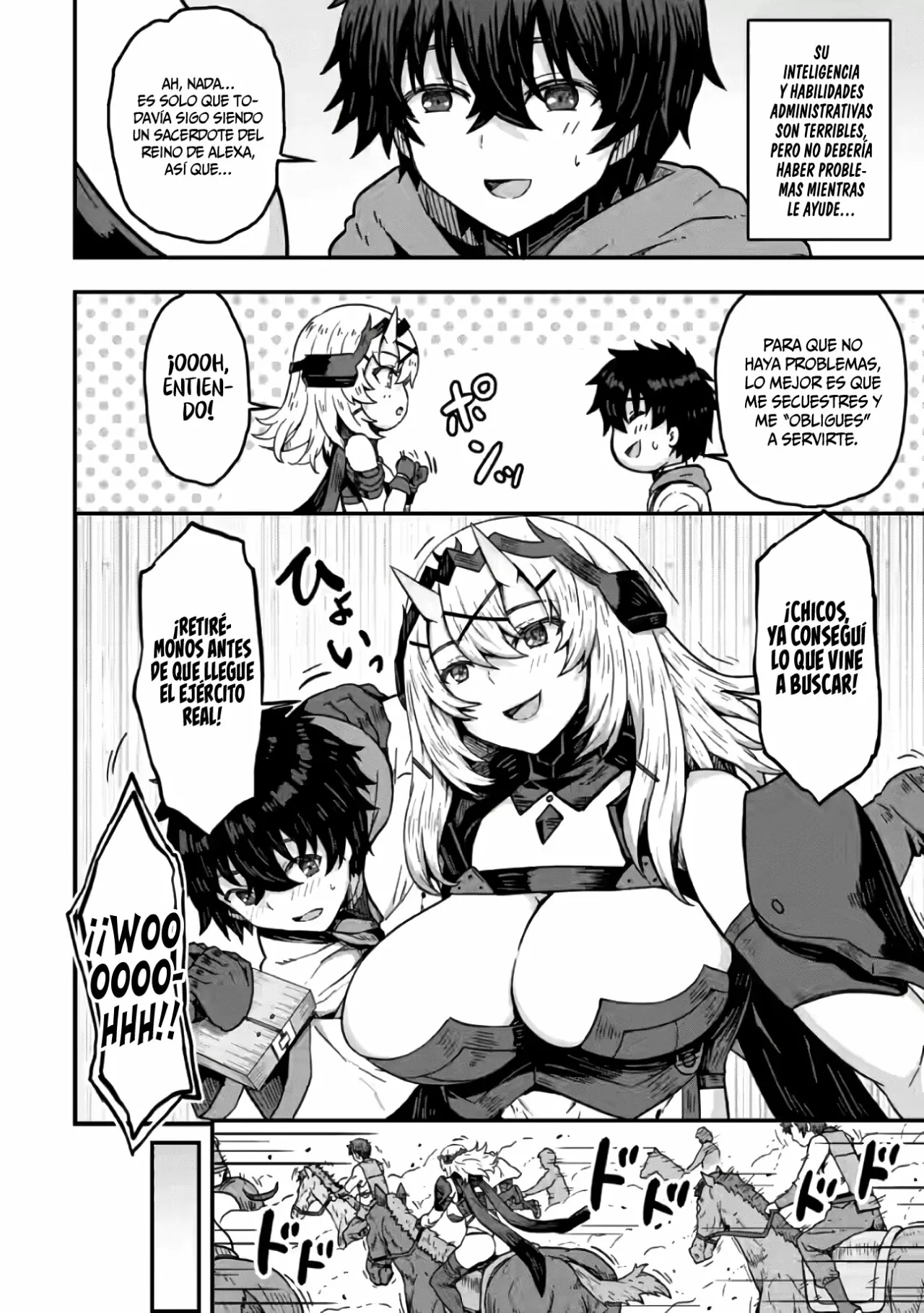 Isekai Saikyou no Yome desu ga, Yoru no Tatakai wa Ore no Hou ga Tsuyoi You desu: Chiryaku o Ikashite Nariagaru Harem Senki Capítulo 1 - Página 12