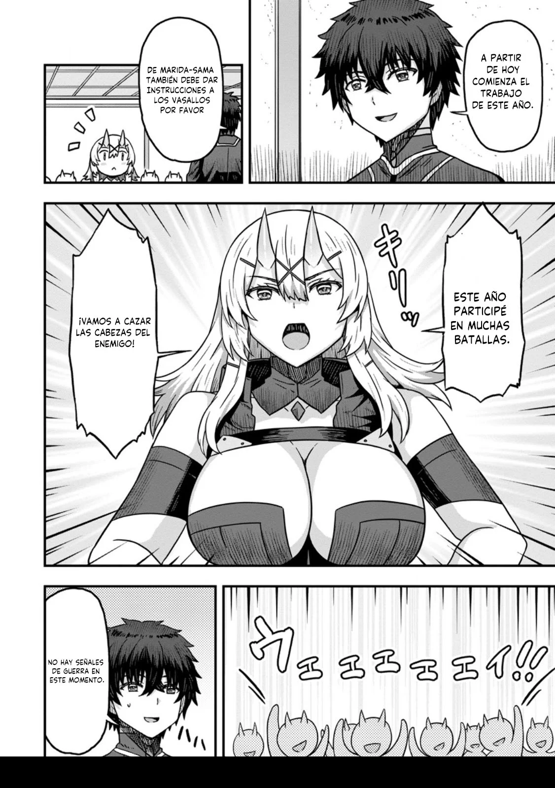 Isekai Saikyou no Yome desu ga, Yoru no Tatakai wa Ore no Hou ga Tsuyoi You desu: Chiryaku o Ikashite Nariagaru Harem Senki Capítulo 10.1 - Página 2