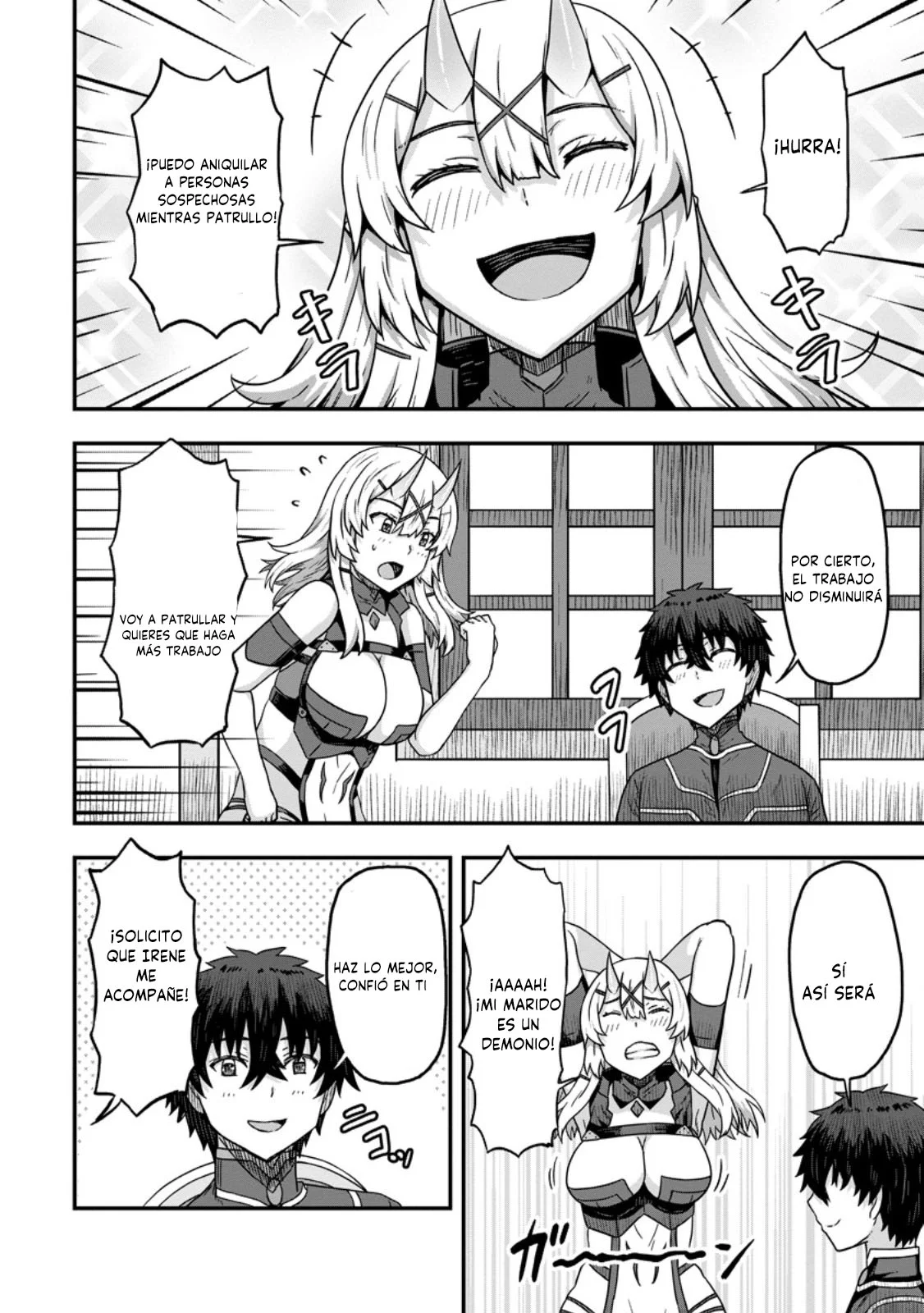 Isekai Saikyou no Yome desu ga, Yoru no Tatakai wa Ore no Hou ga Tsuyoi You desu: Chiryaku o Ikashite Nariagaru Harem Senki Capítulo 10.2 - Página 5