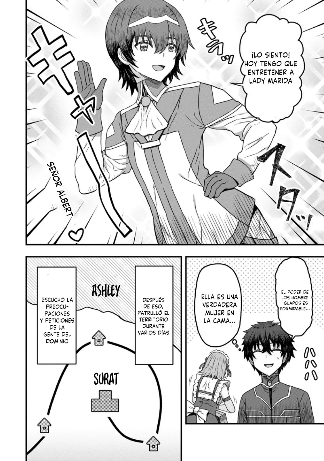 Isekai Saikyou no Yome desu ga, Yoru no Tatakai wa Ore no Hou ga Tsuyoi You desu: Chiryaku o Ikashite Nariagaru Harem Senki Capítulo 10.2 - Página 9