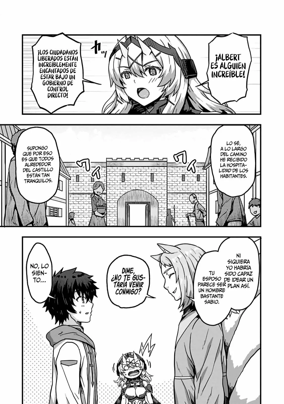 Isekai Saikyou no Yome desu ga, Yoru no Tatakai wa Ore no Hou ga Tsuyoi You desu: Chiryaku o Ikashite Nariagaru Harem Senki Capítulo 2 - Página 23