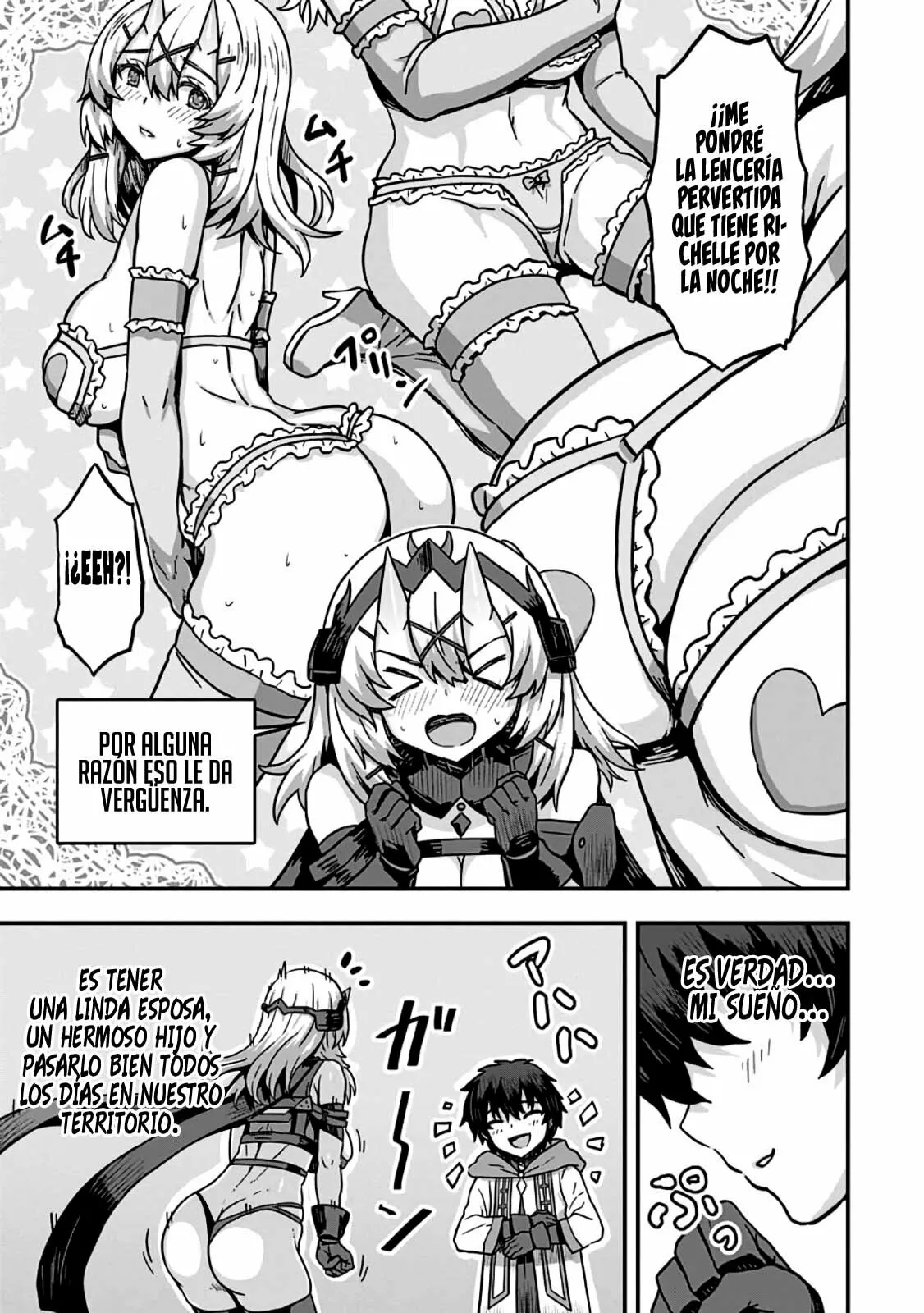 Isekai Saikyou no Yome desu ga, Yoru no Tatakai wa Ore no Hou ga Tsuyoi You desu: Chiryaku o Ikashite Nariagaru Harem Senki Capítulo 2 - Página 27