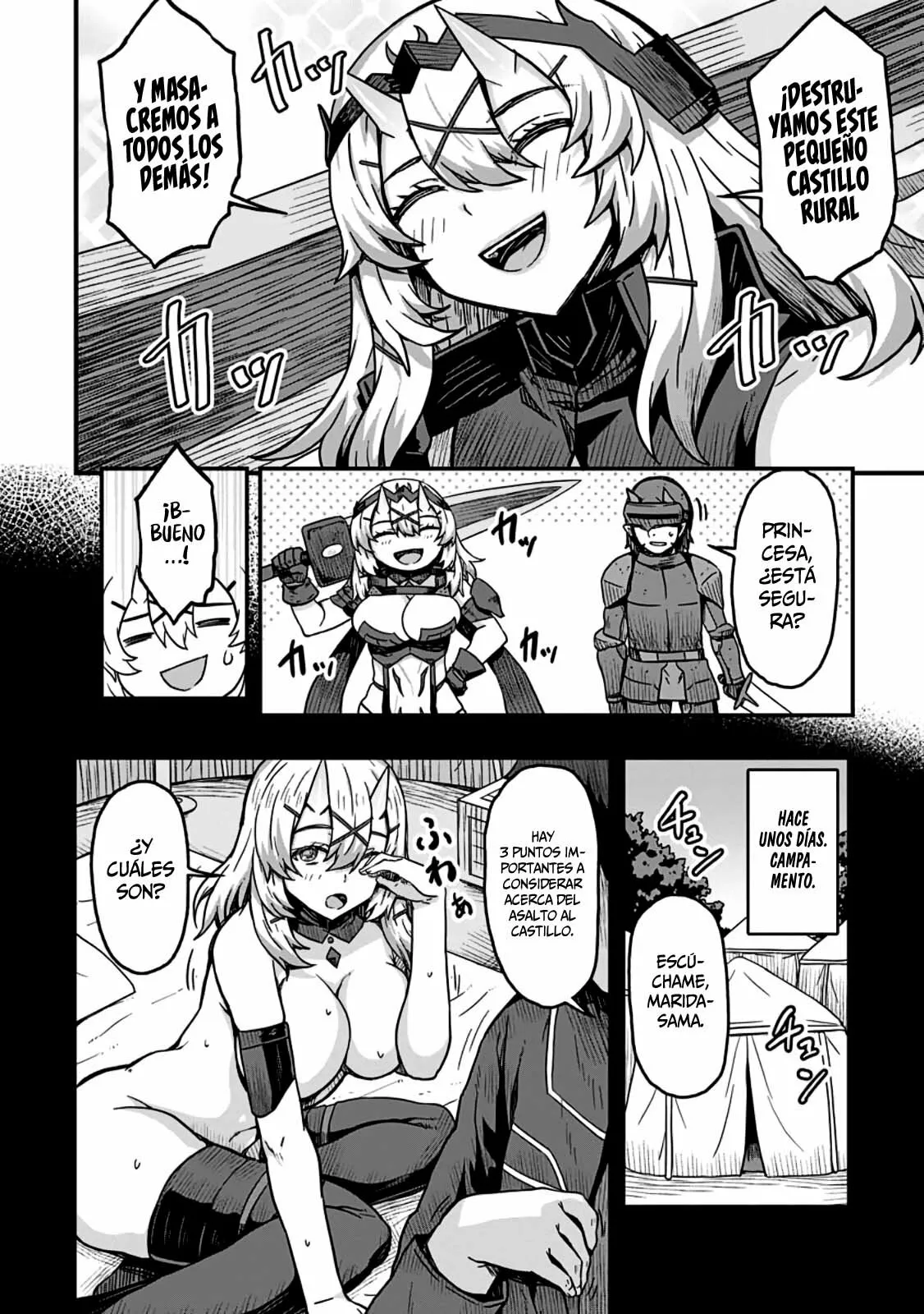 Isekai Saikyou no Yome desu ga, Yoru no Tatakai wa Ore no Hou ga Tsuyoi You desu: Chiryaku o Ikashite Nariagaru Harem Senki Capítulo 2 - Página 6