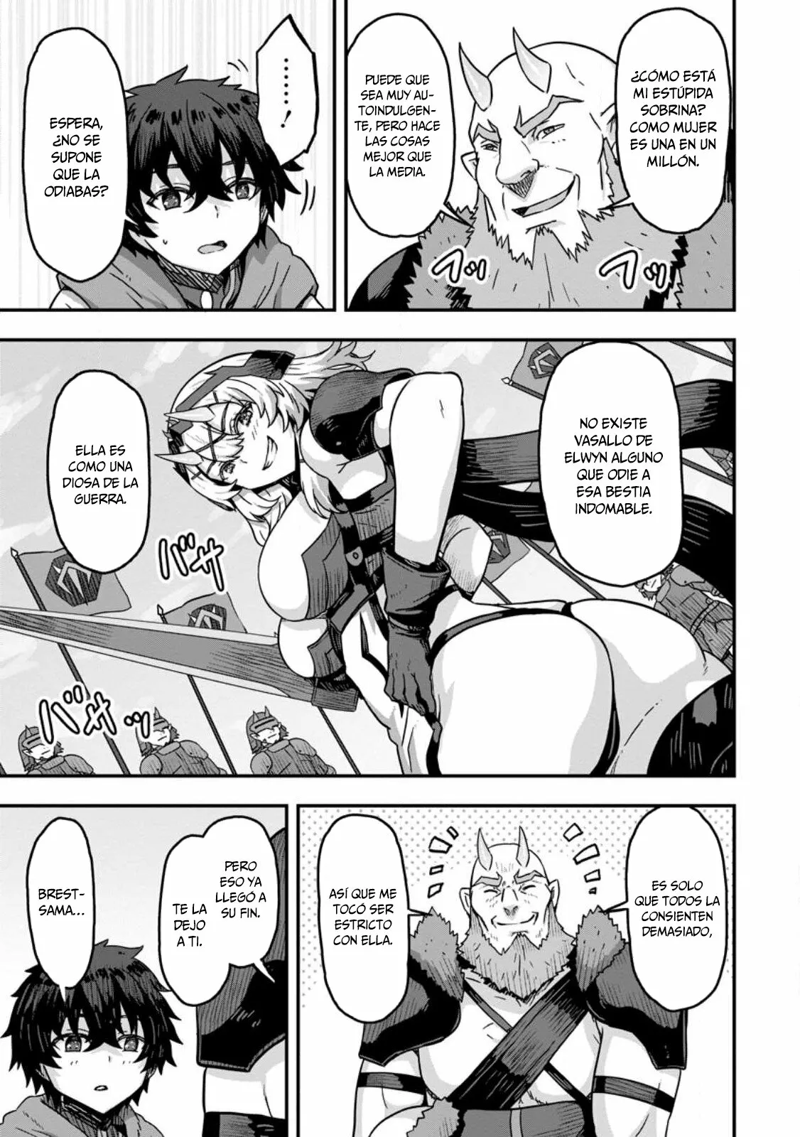 Isekai Saikyou no Yome desu ga, Yoru no Tatakai wa Ore no Hou ga Tsuyoi You desu: Chiryaku o Ikashite Nariagaru Harem Senki Capítulo 3 - Página 11