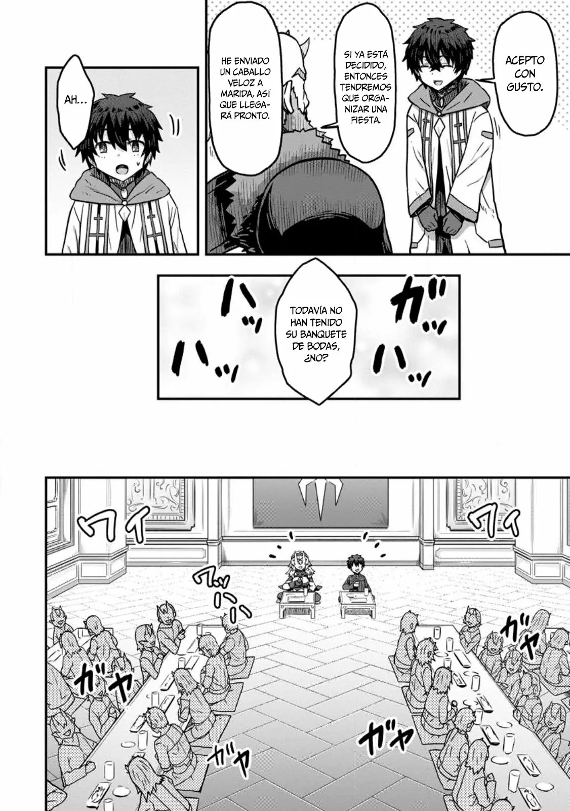 Isekai Saikyou no Yome desu ga, Yoru no Tatakai wa Ore no Hou ga Tsuyoi You desu: Chiryaku o Ikashite Nariagaru Harem Senki Capítulo 3 - Página 12