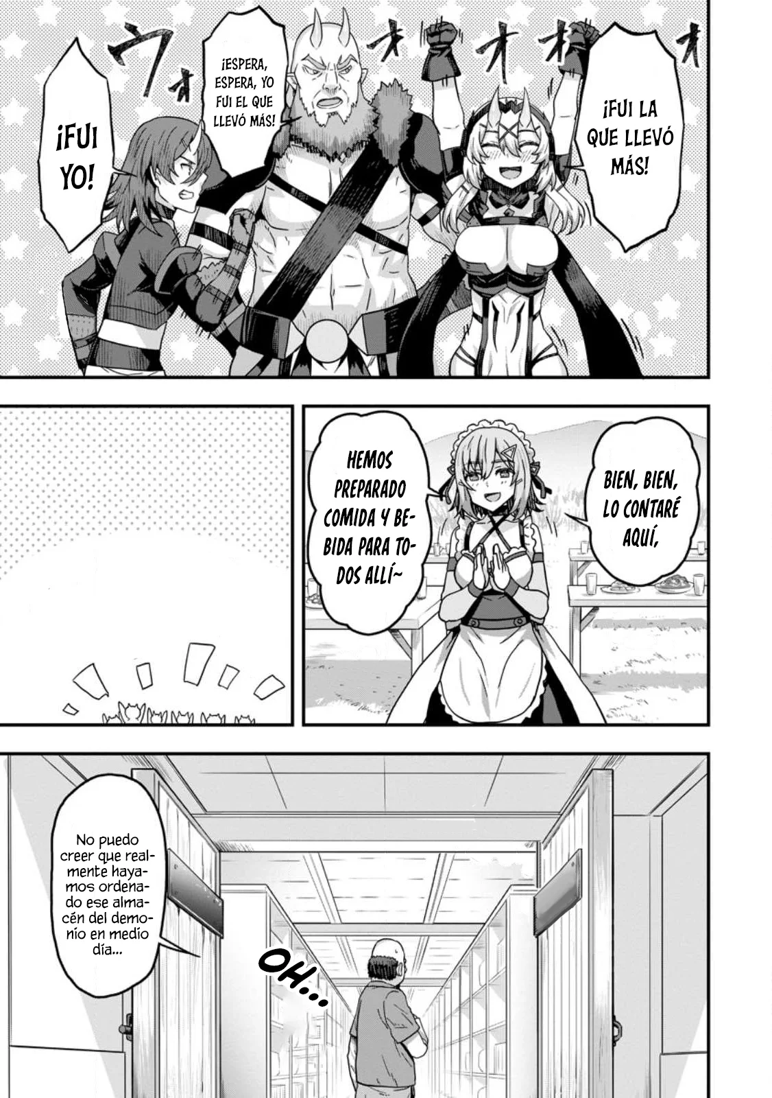 Isekai Saikyou no Yome desu ga, Yoru no Tatakai wa Ore no Hou ga Tsuyoi You desu: Chiryaku o Ikashite Nariagaru Harem Senki Capítulo 4 - Página 17