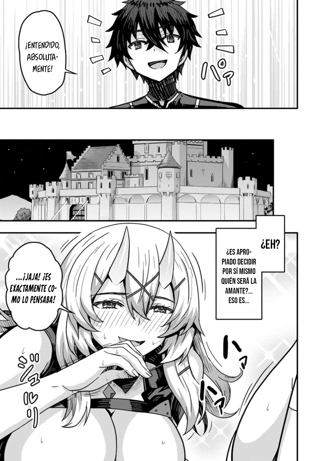 Isekai Saikyou no Yome desu ga, Yoru no Tatakai wa Ore no Hou ga Tsuyoi You desu: Chiryaku o Ikashite Nariagaru Harem Senki Capítulo 4 - Página 25