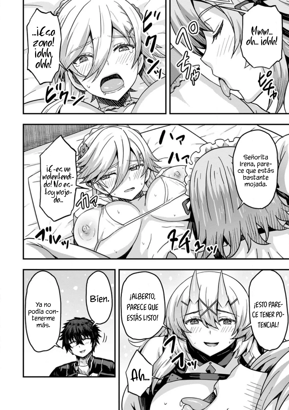 Isekai Saikyou no Yome desu ga, Yoru no Tatakai wa Ore no Hou ga Tsuyoi You desu: Chiryaku o Ikashite Nariagaru Harem Senki Capítulo 4 - Página 28