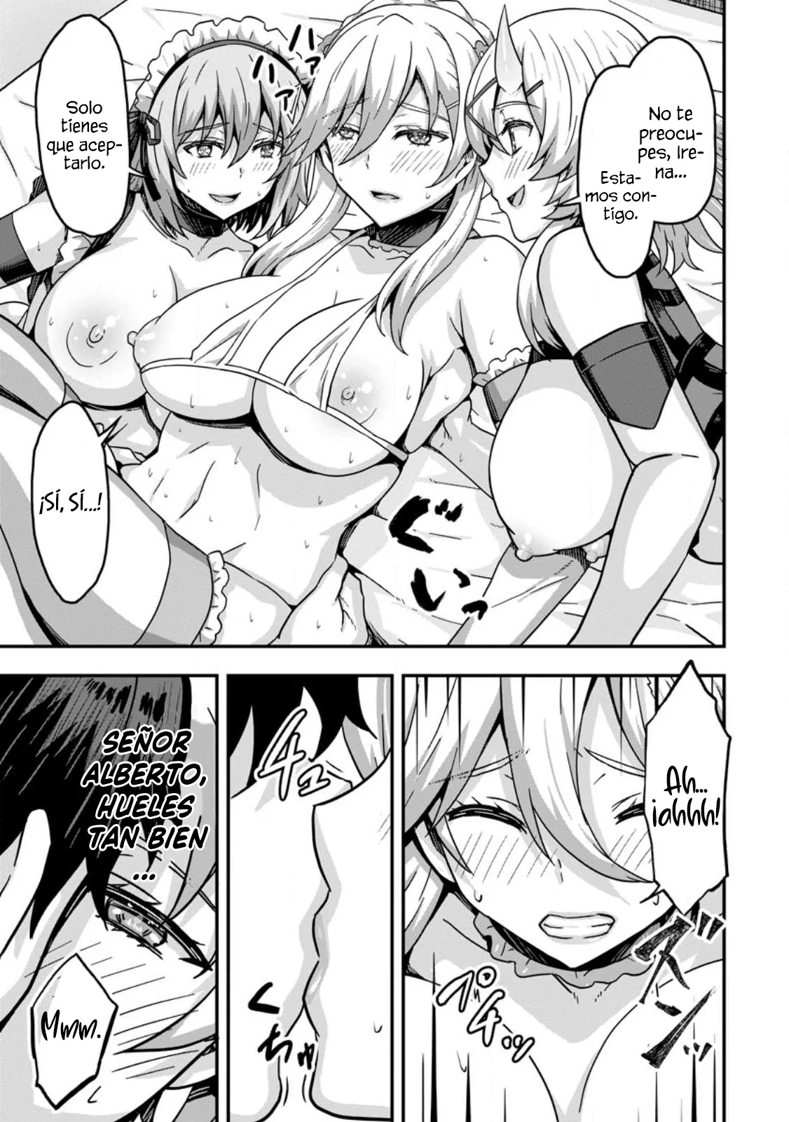 Isekai Saikyou no Yome desu ga, Yoru no Tatakai wa Ore no Hou ga Tsuyoi You desu: Chiryaku o Ikashite Nariagaru Harem Senki Capítulo 4 - Página 29