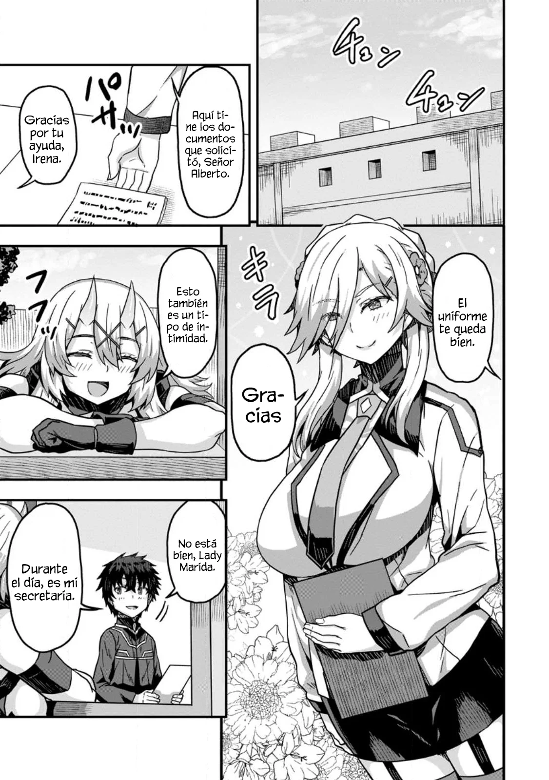 Isekai Saikyou no Yome desu ga, Yoru no Tatakai wa Ore no Hou ga Tsuyoi You desu: Chiryaku o Ikashite Nariagaru Harem Senki Capítulo 4 - Página 31