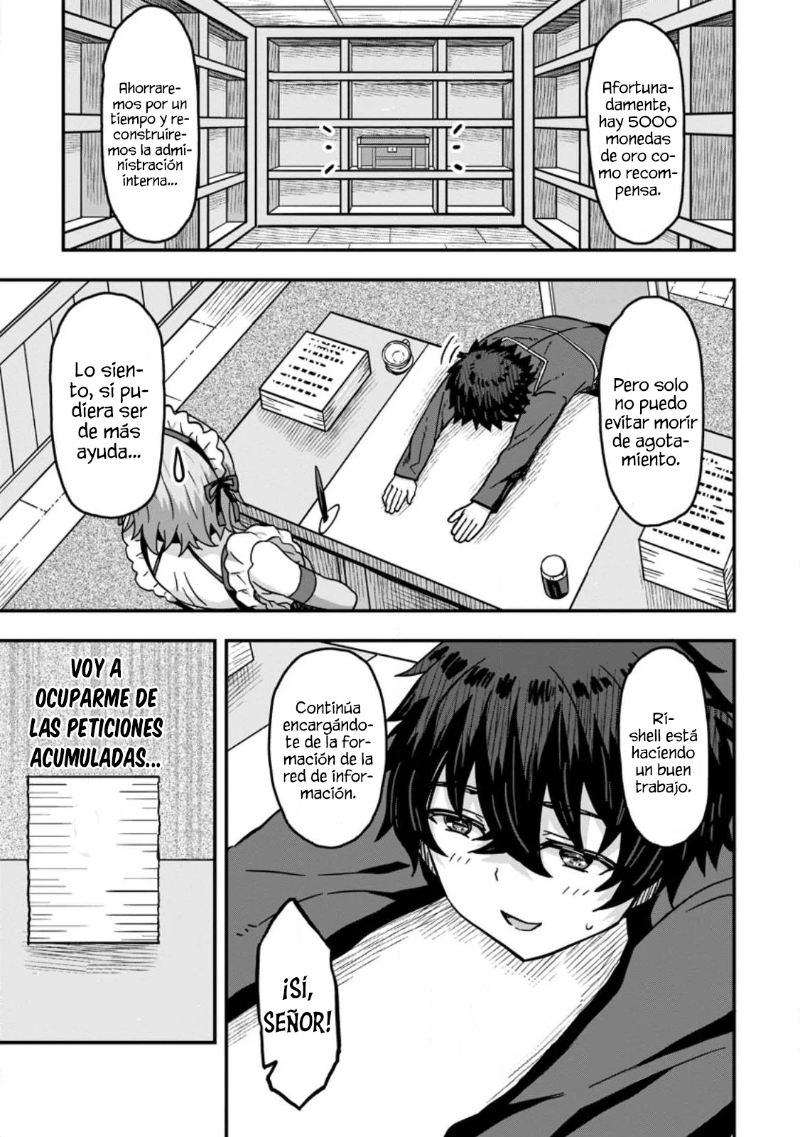 Isekai Saikyou no Yome desu ga, Yoru no Tatakai wa Ore no Hou ga Tsuyoi You desu: Chiryaku o Ikashite Nariagaru Harem Senki Capítulo 4 - Página 9