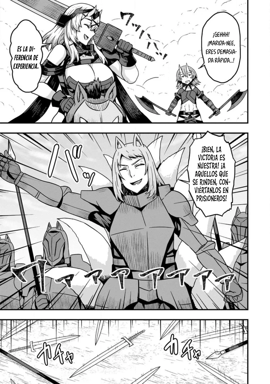 Isekai Saikyou no Yome desu ga, Yoru no Tatakai wa Ore no Hou ga Tsuyoi You desu: Chiryaku o Ikashite Nariagaru Harem Senki Capítulo 6 - Página 32