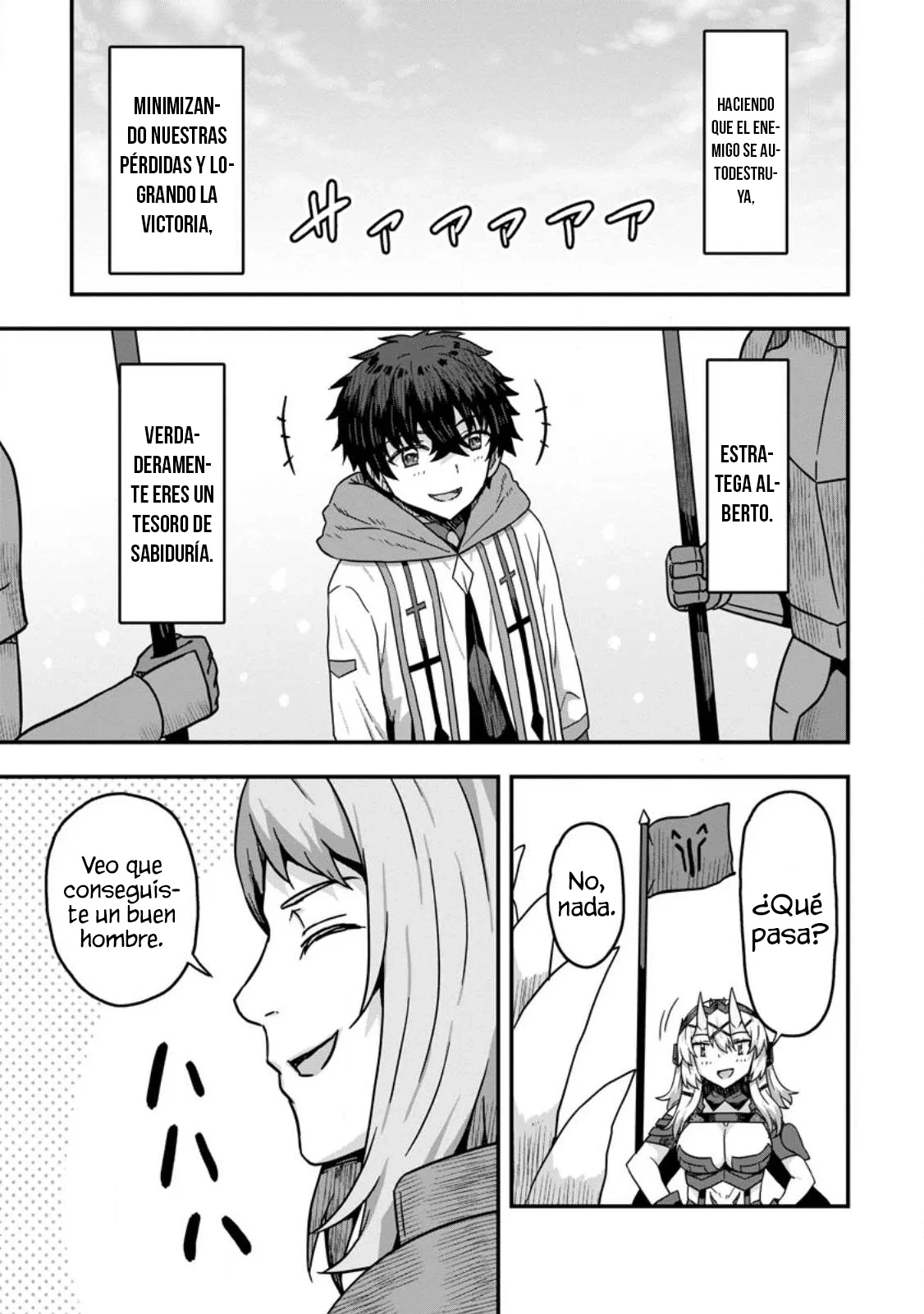 Isekai Saikyou no Yome desu ga, Yoru no Tatakai wa Ore no Hou ga Tsuyoi You desu: Chiryaku o Ikashite Nariagaru Harem Senki Capítulo 6 - Página 34