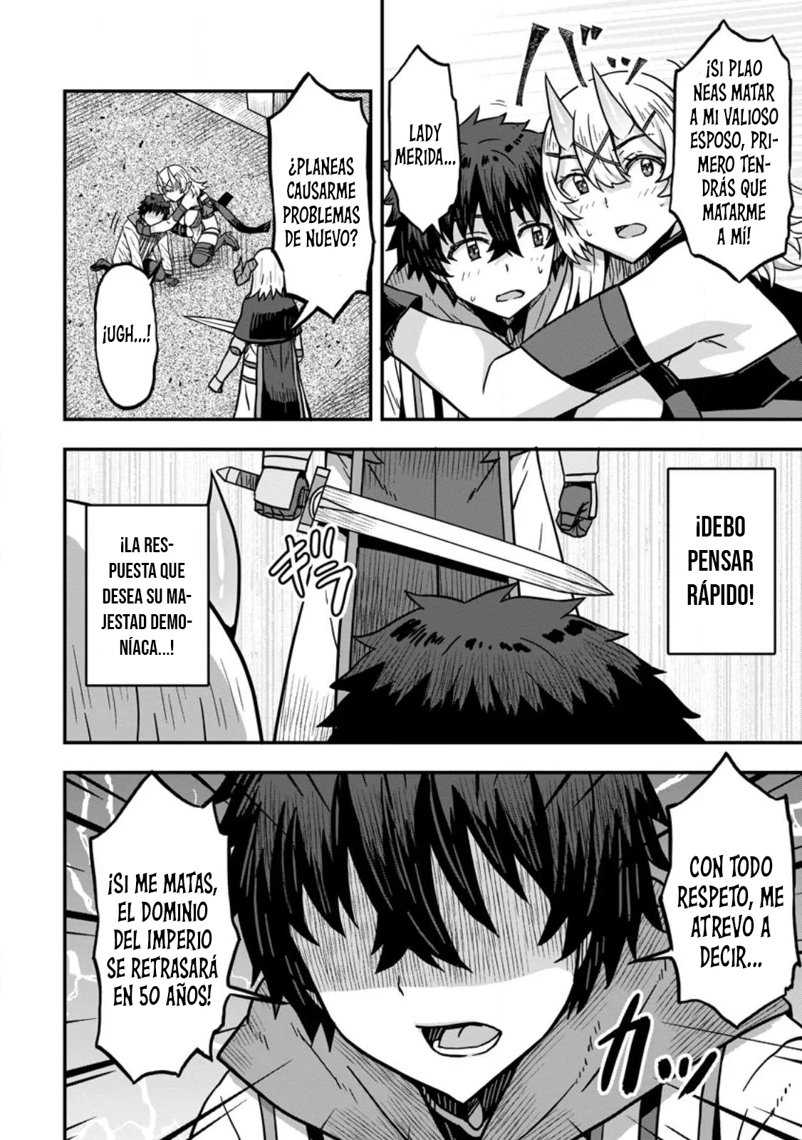 Isekai Saikyou no Yome desu ga, Yoru no Tatakai wa Ore no Hou ga Tsuyoi You desu: Chiryaku o Ikashite Nariagaru Harem Senki Capítulo 8.2 - Página 9