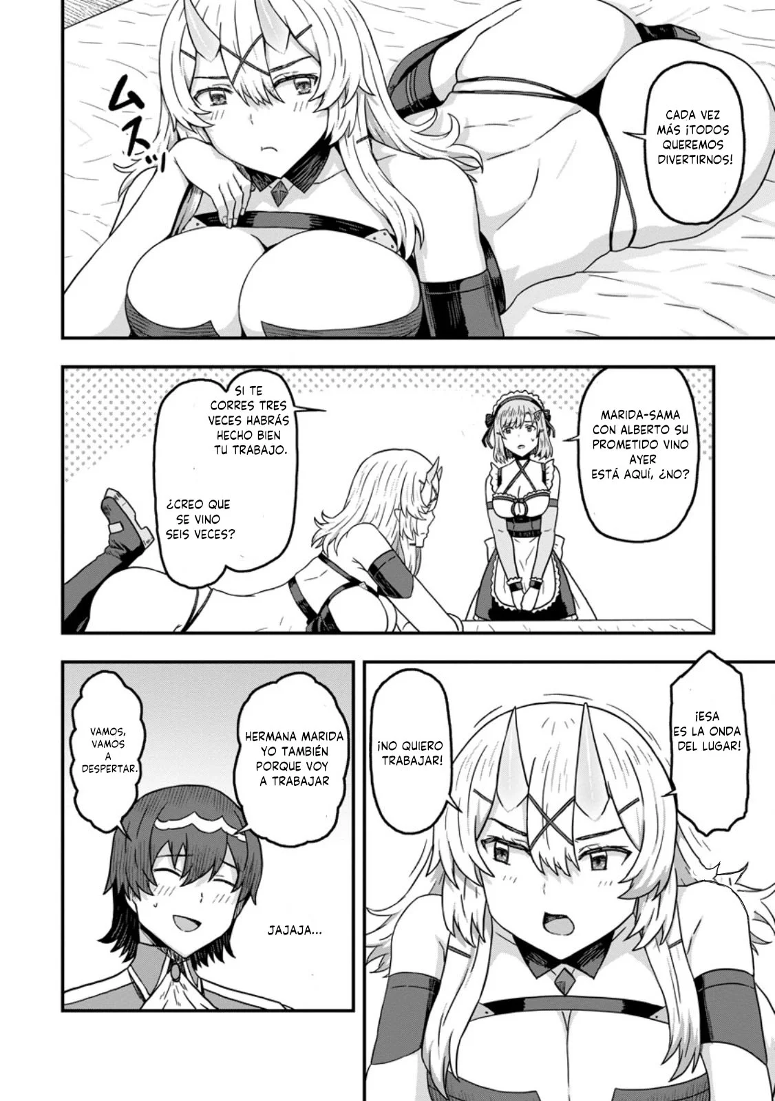 Isekai Saikyou no Yome desu ga, Yoru no Tatakai wa Ore no Hou ga Tsuyoi You desu: Chiryaku o Ikashite Nariagaru Harem Senki Capítulo 9.3 - Página 4