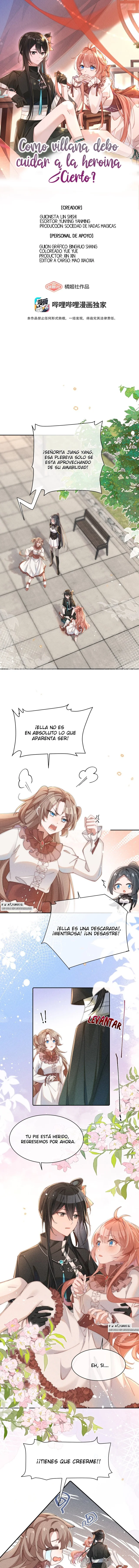 Como villana debo cuidar a la heroina ¿Cierto? Capítulo 2 - Página 2