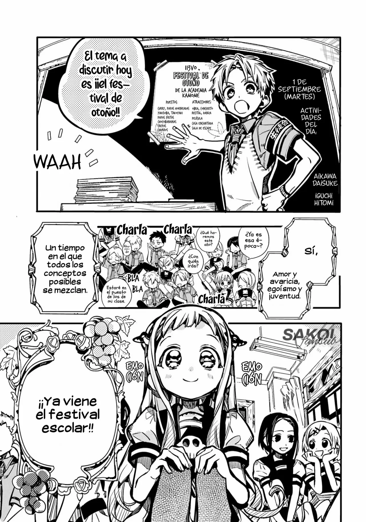 Jibaku Shounen Hanako-kun Capítulo 101 - Página 12