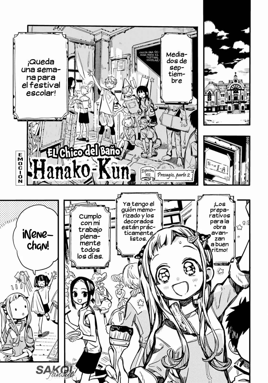 Jibaku Shounen Hanako-kun Capítulo 102 - Página 3