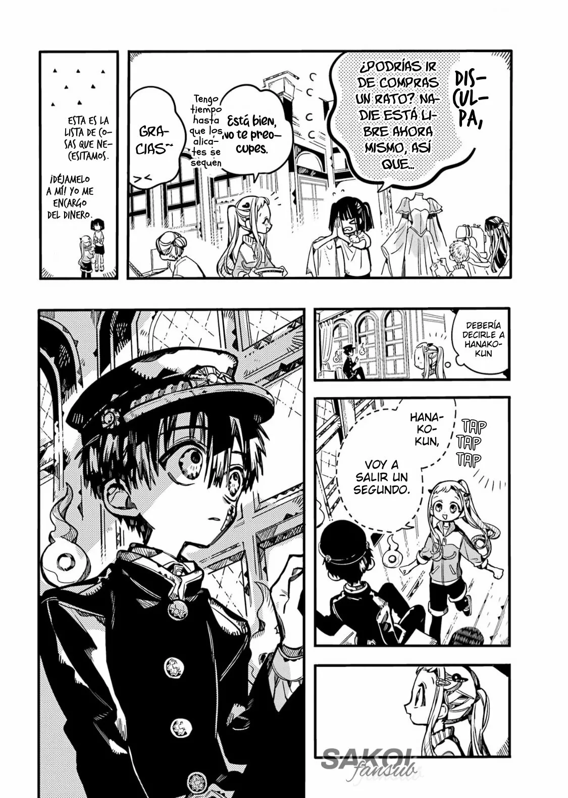 Jibaku Shounen Hanako-kun Capítulo 102 - Página 4