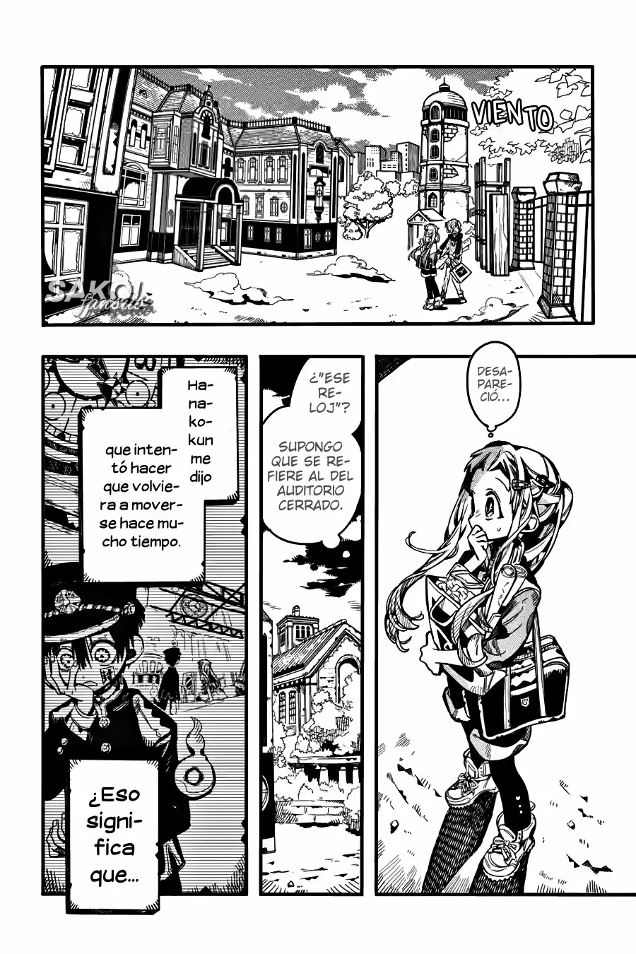 Jibaku Shounen Hanako-kun Capítulo 103 - Página 4