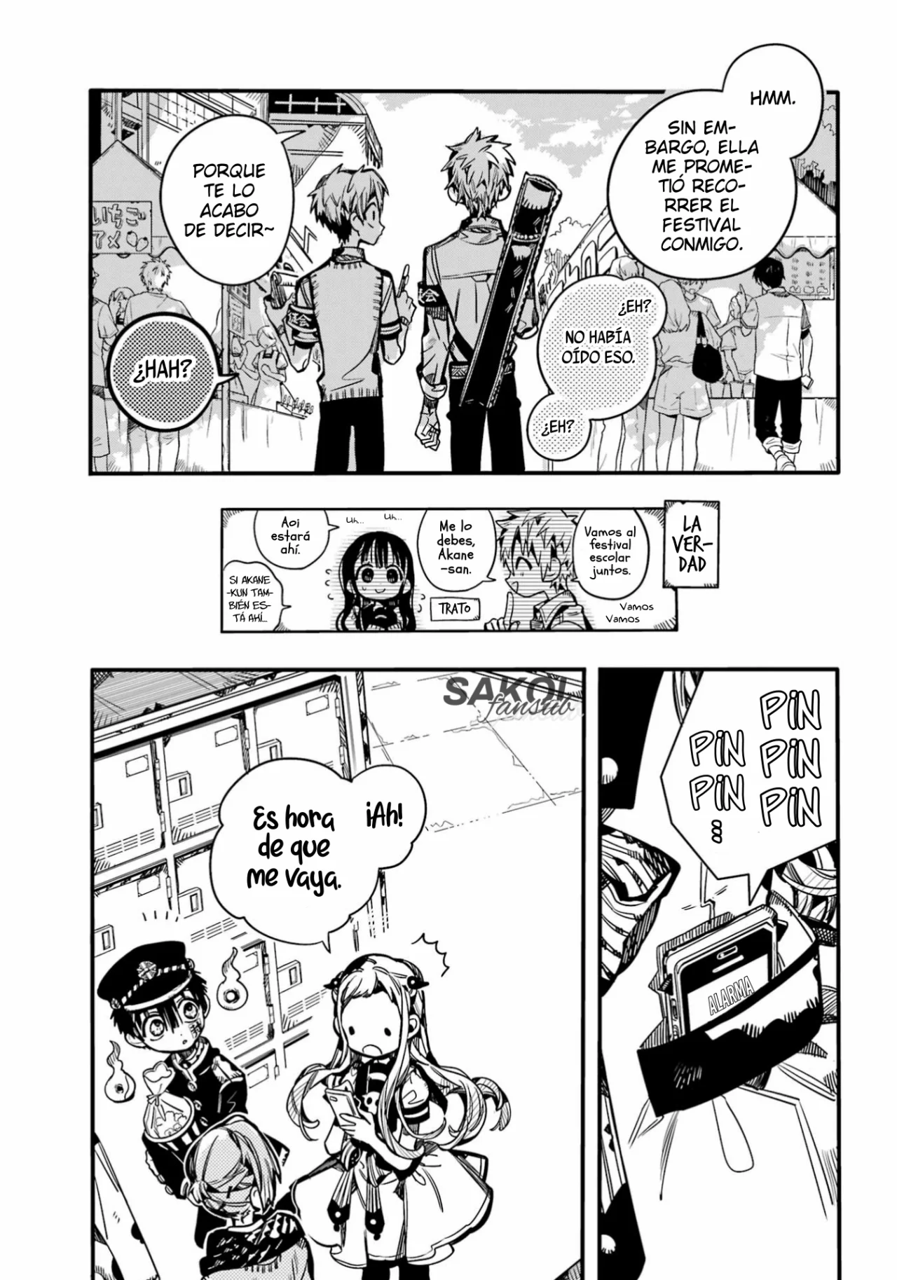 Jibaku Shounen Hanako-kun Capítulo 104 - Página 15